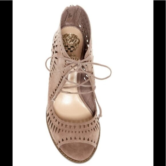 Vince Camuto tarita cutout lace-up sandal 8 - Picture 4 of 12
